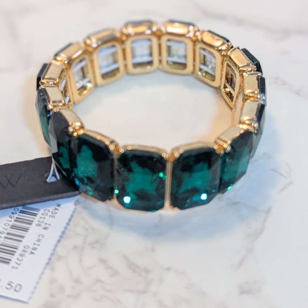 J.Crew Factory Crystal Stretch Statement Bracelet - Picture 4 of 5